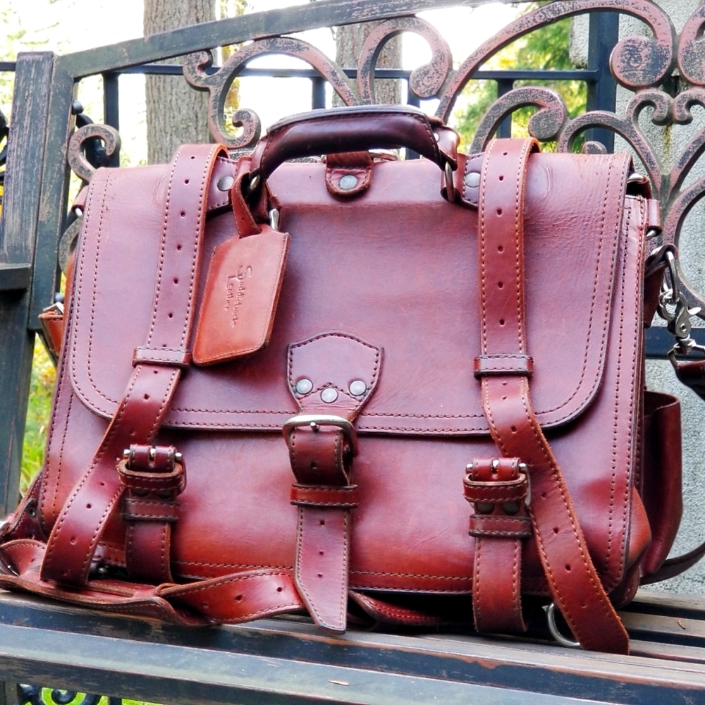 Saddleback Leather Classic Large Briefcase in Chestnut